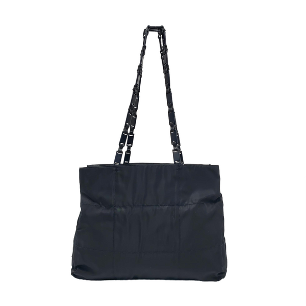 Nylon Tote Bag Blue