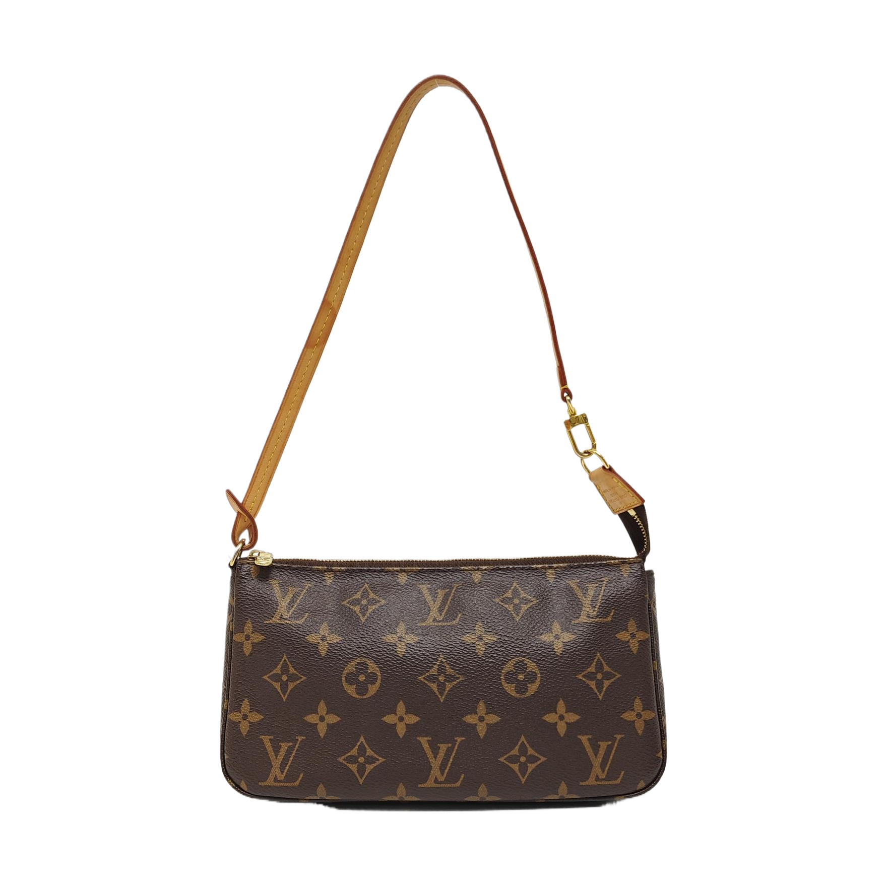 ACCESSOIRES GM Monogram Coated Canvas Brown