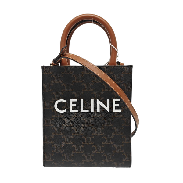 CABAS CELINE Mini Coated Canvas Brown
