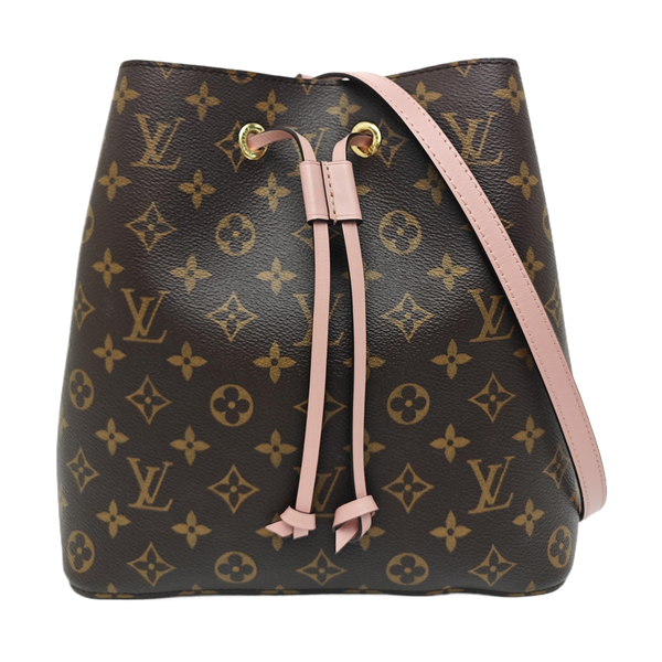 NÉONOÉ MM Monogram Coated Canvas Brown