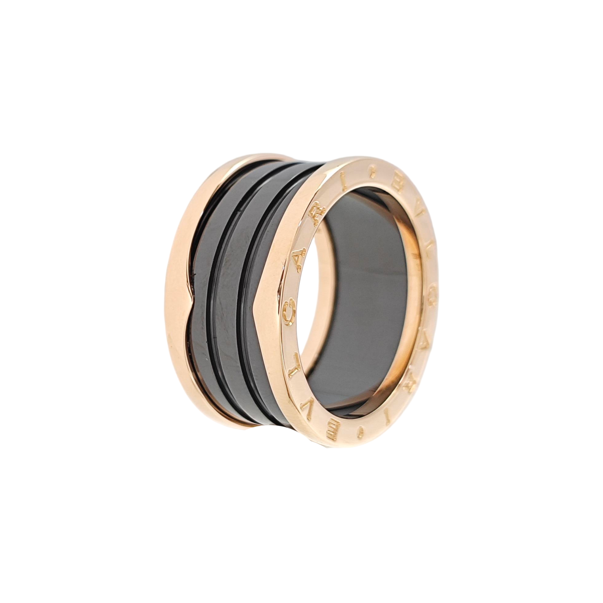 B.ZERO1 18k Rose Gold Ring EU 60