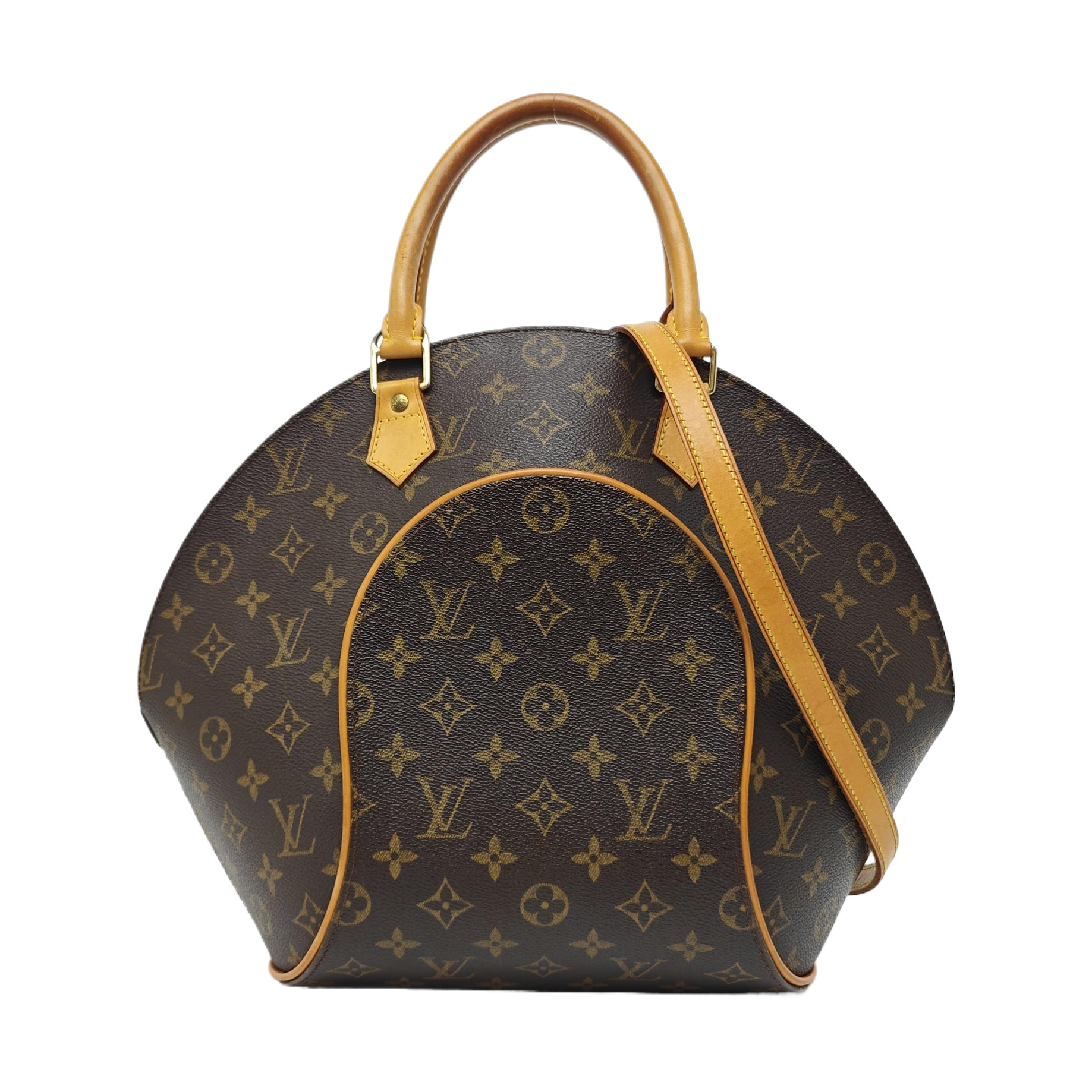 ELLIPSE MM Monogram Coated Canvas Brown