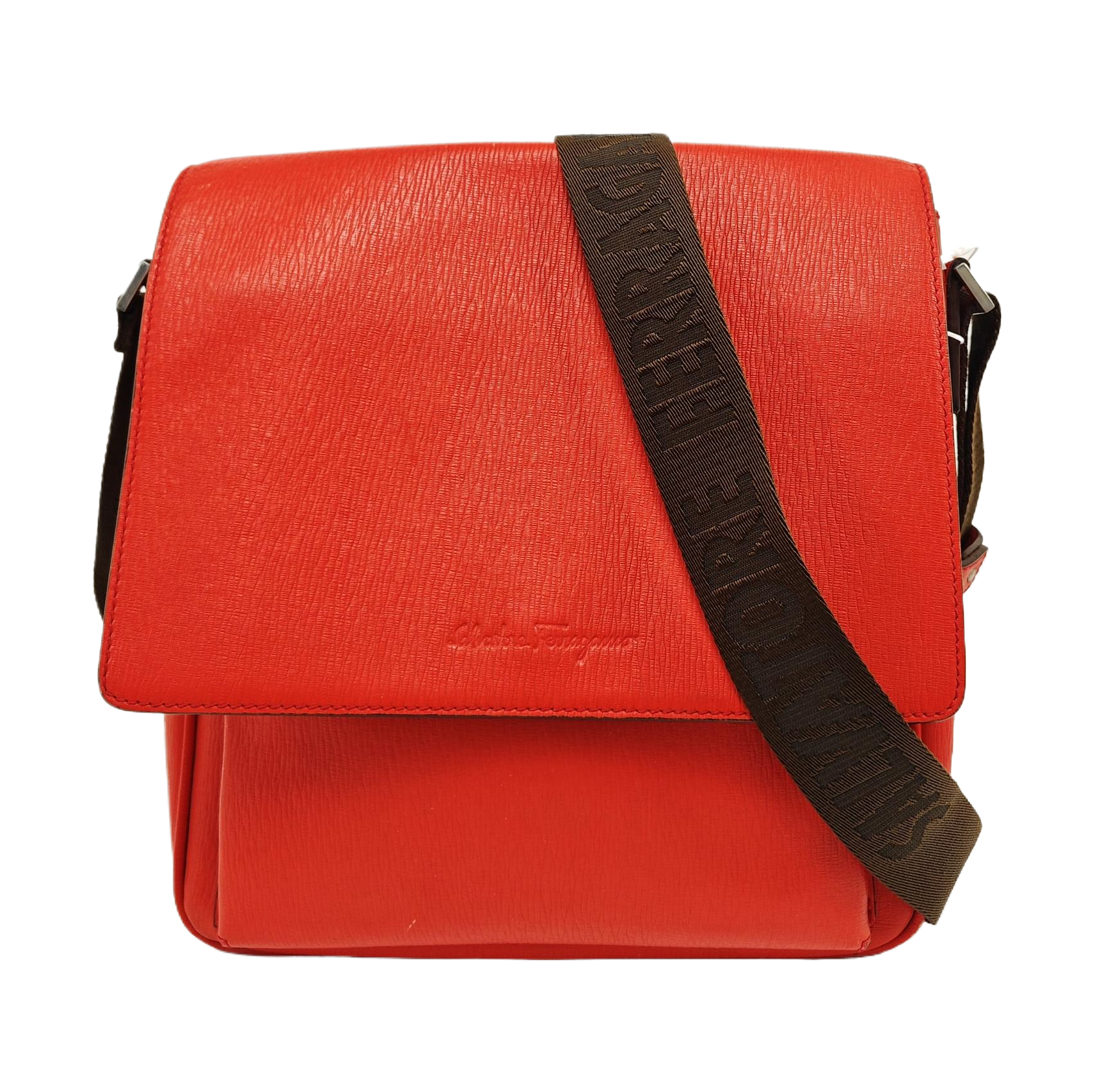 Calfskin Shoulder Bag Red