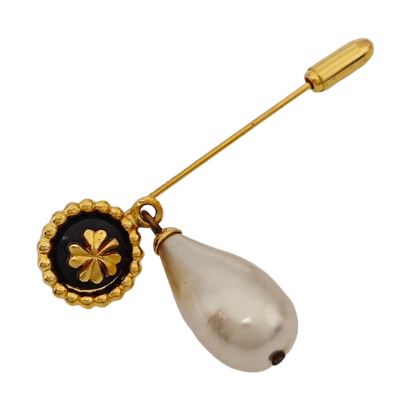 Metal Gold Brooch