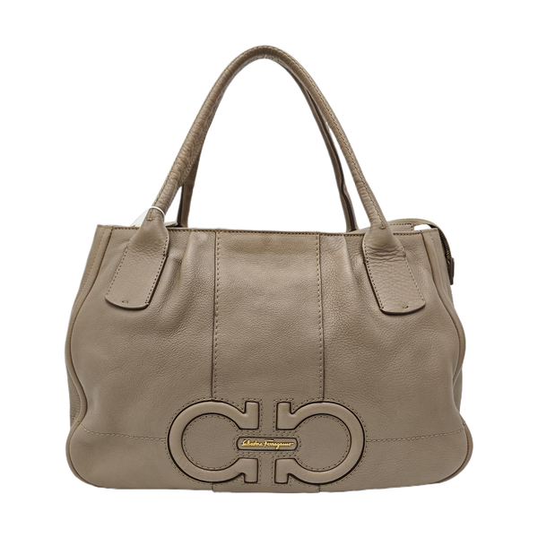 Gancini Calfskin Gray