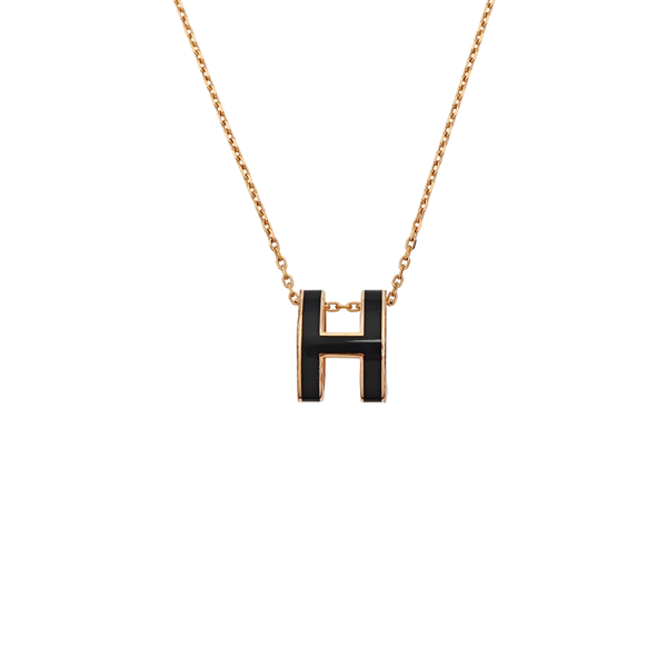 Pop H Metal Rose Gold Necklace