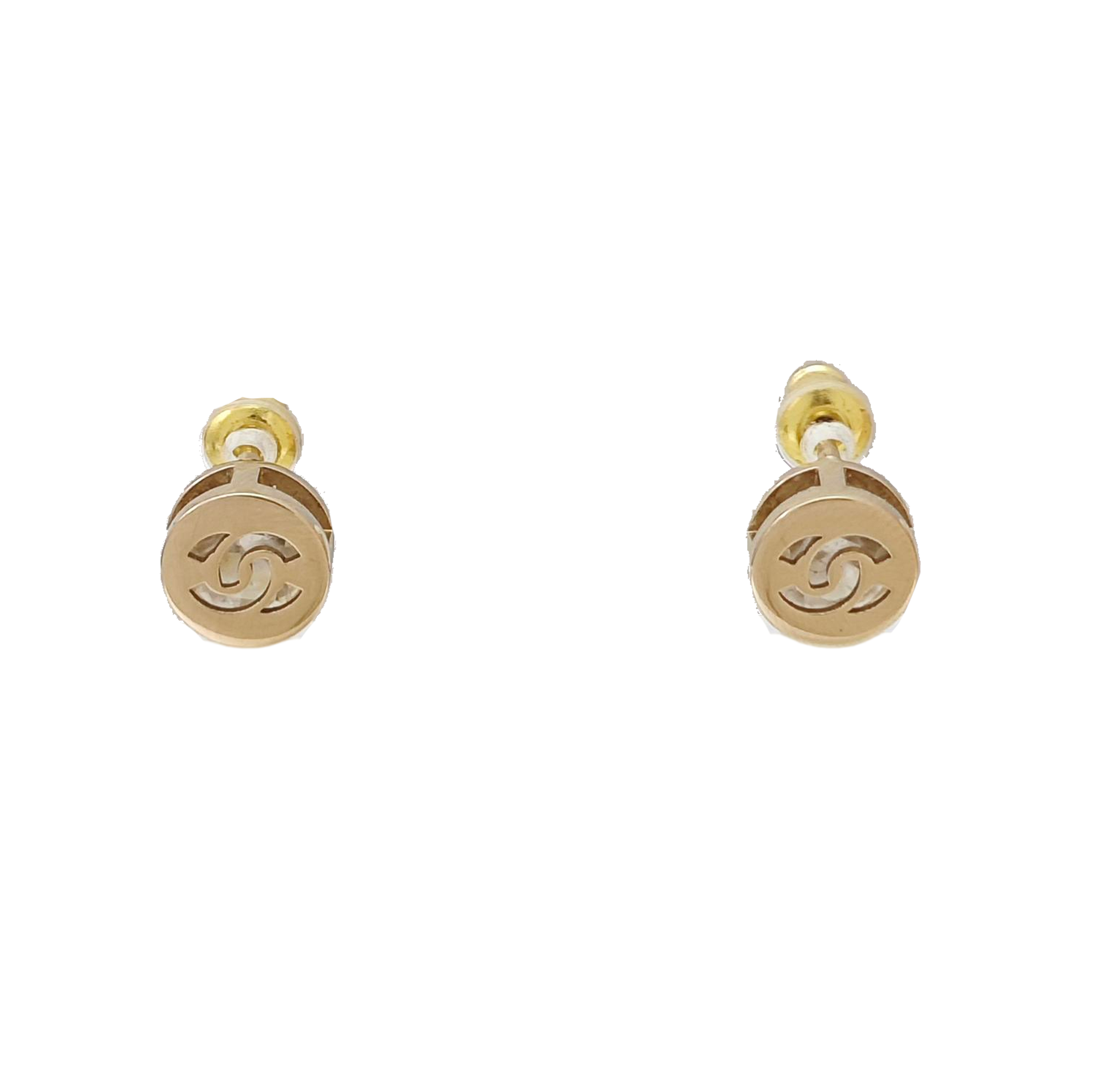 Metal Gold Stud Earrings