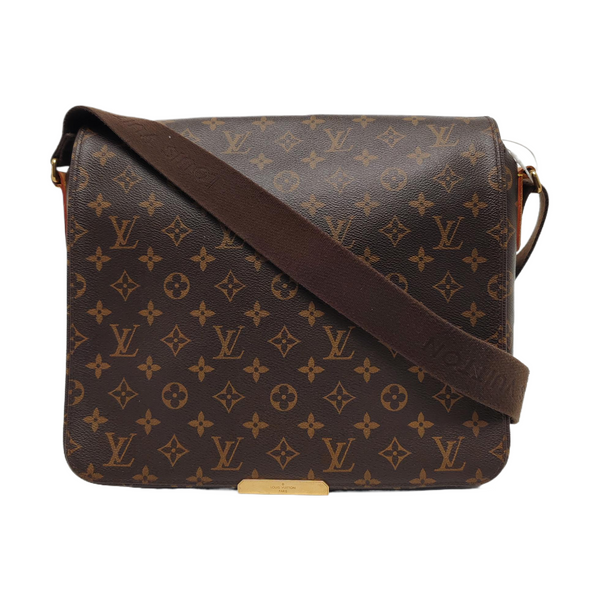 VALMY Monogram Coated Canvas Brown