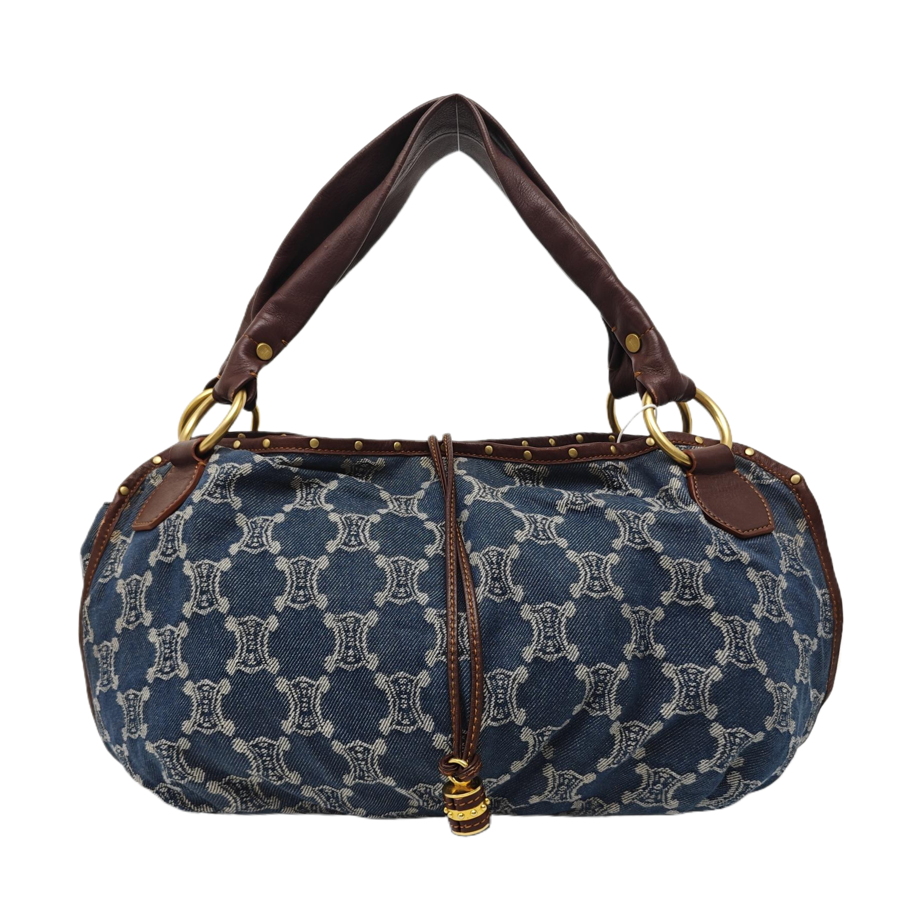 Canvas Top Handle Bag Blue