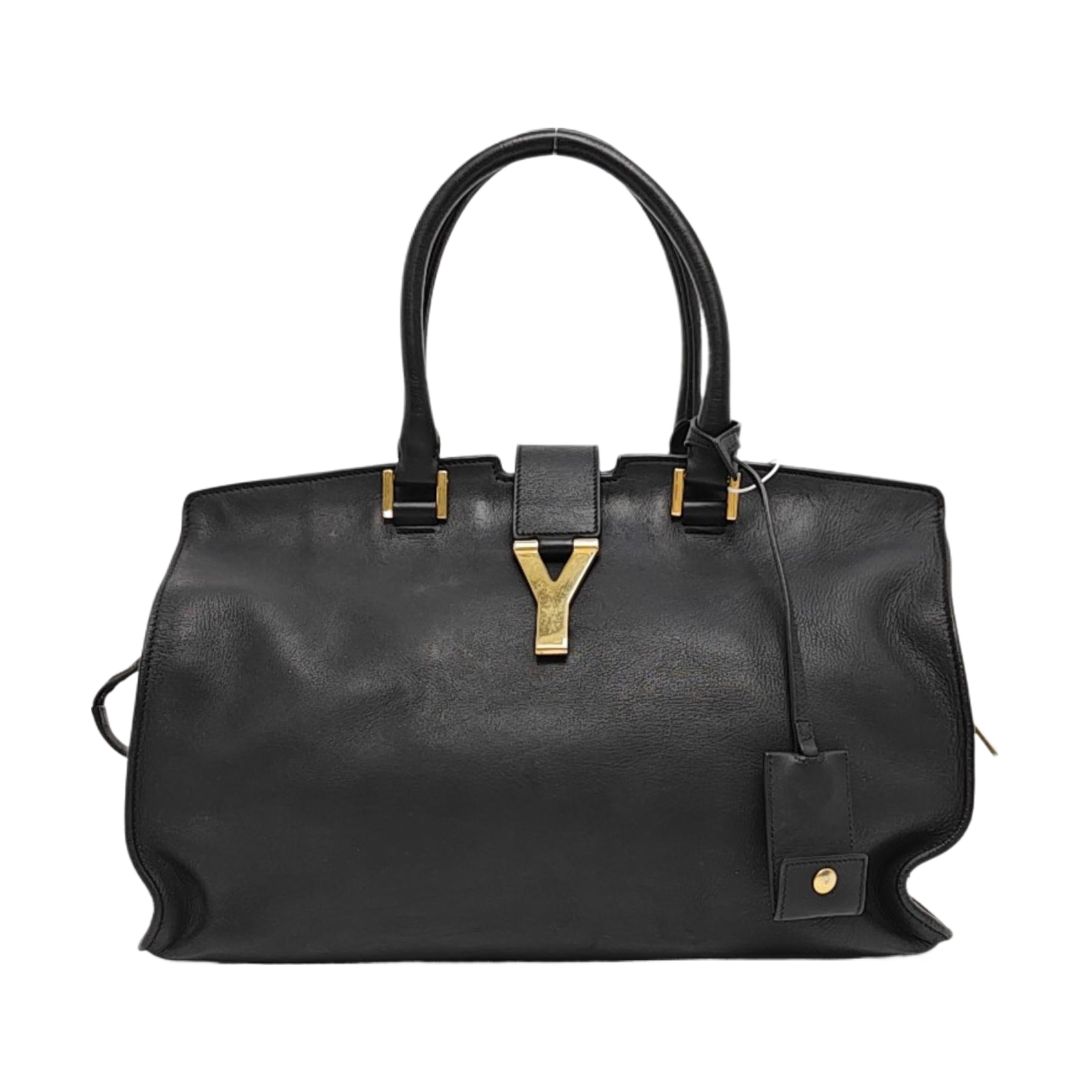 CHYC Y LIGNE Medium Calfskin Black