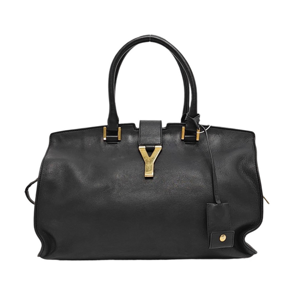 CHYC Y LIGNE Medium Calfskin Black