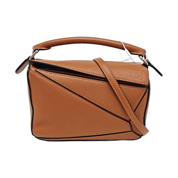 Puzzle Mini Calfskin Brown