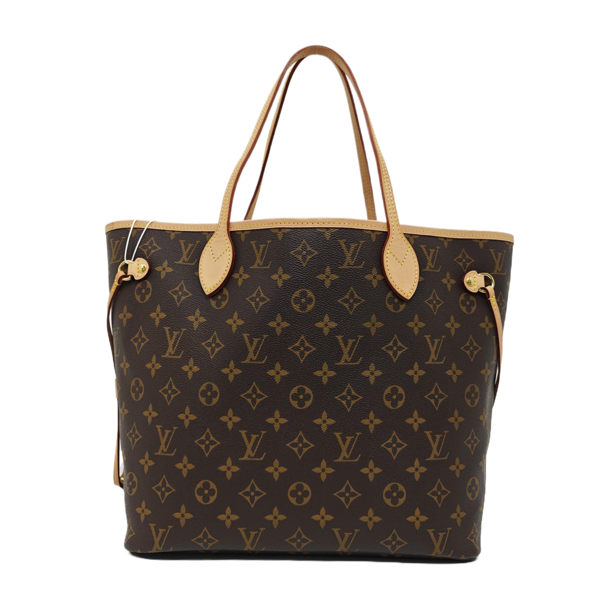 NEVERFULL MM Monogram Coated Canvas Brown