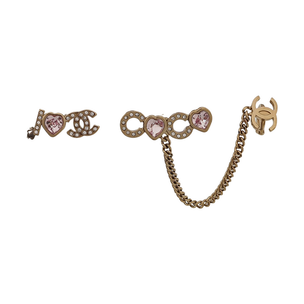 Metal Gold Stud Earrings