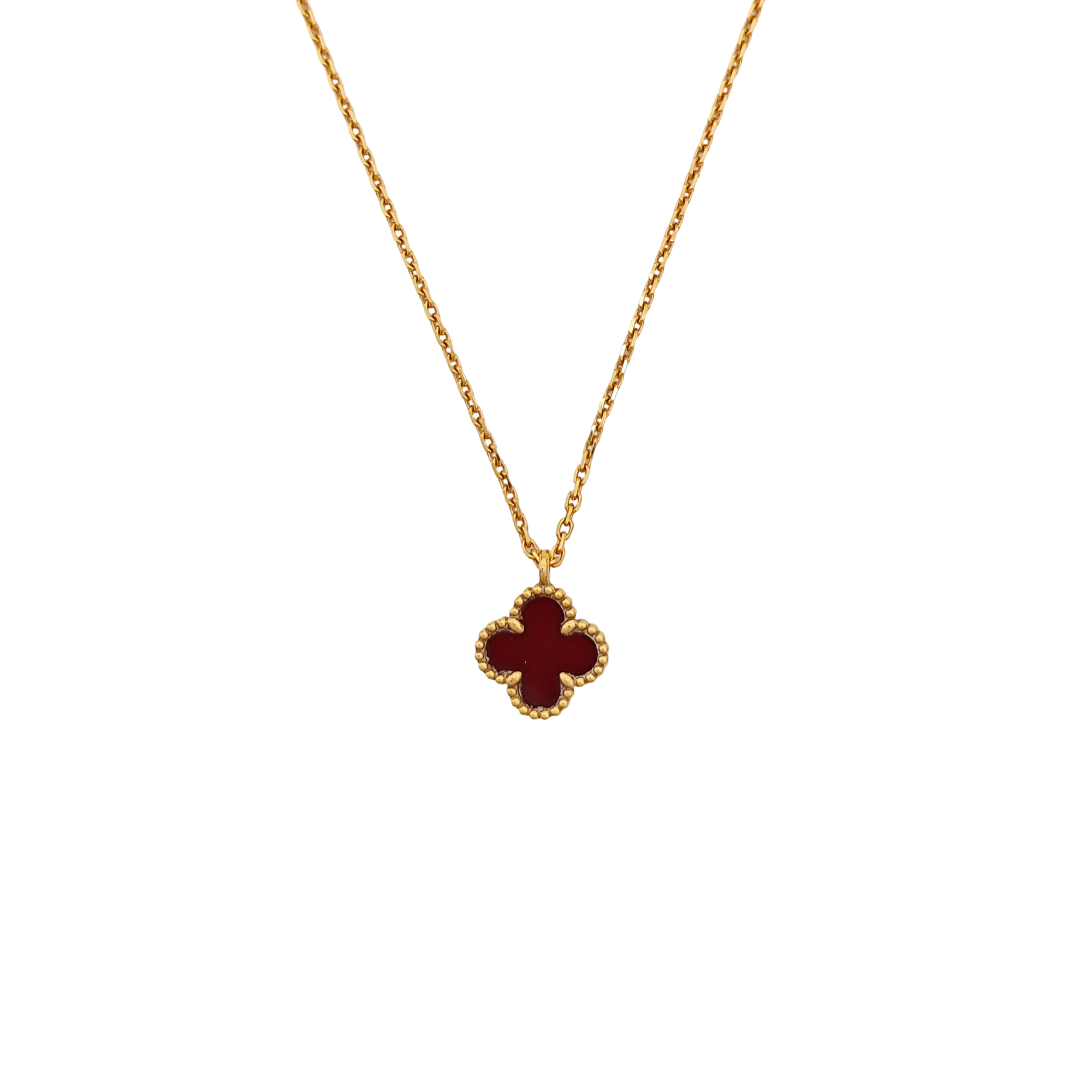 Sweet Alhambra 18k Rose Gold Necklace