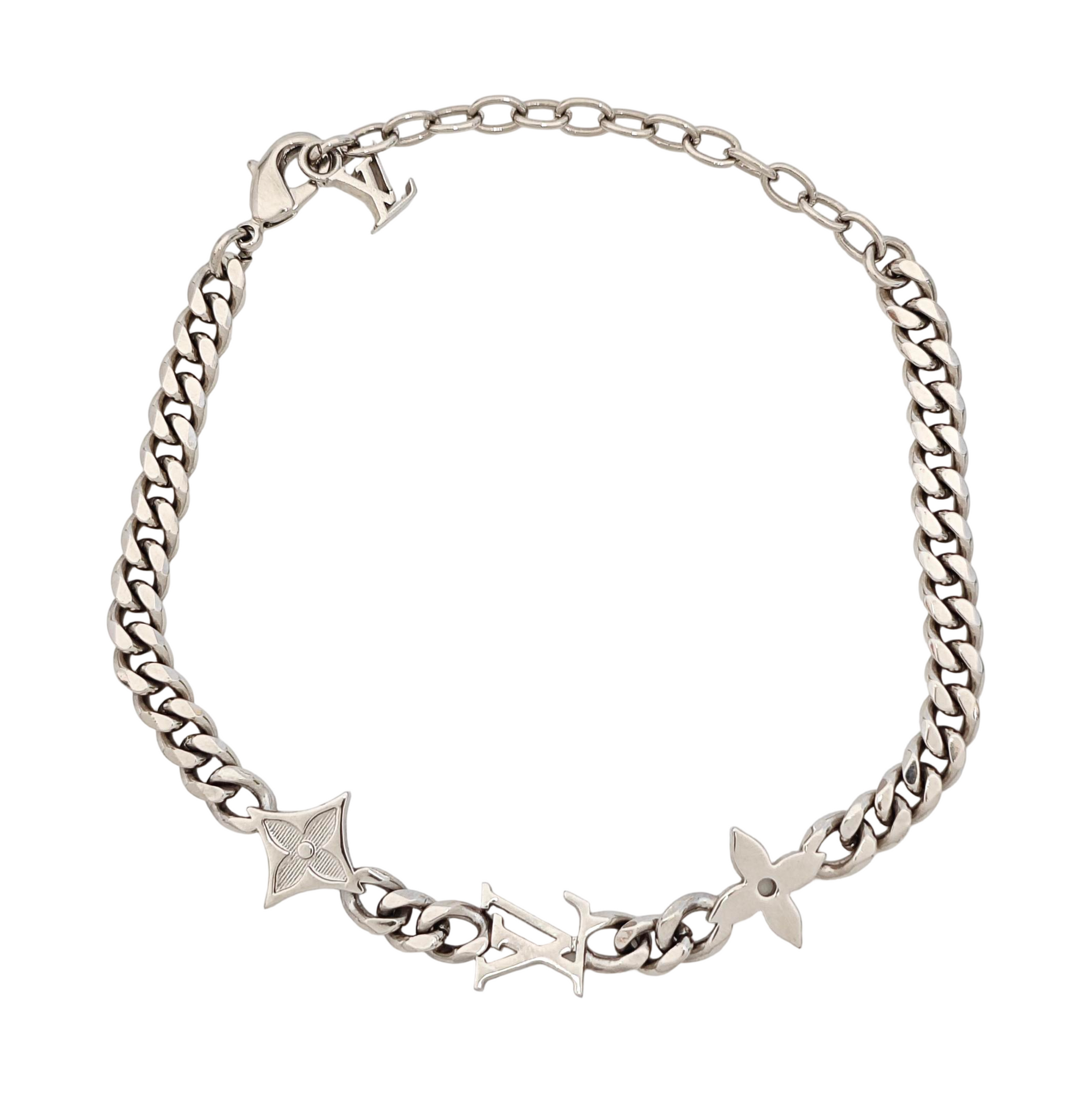 MONOGRAM Brass Silver Bracelet