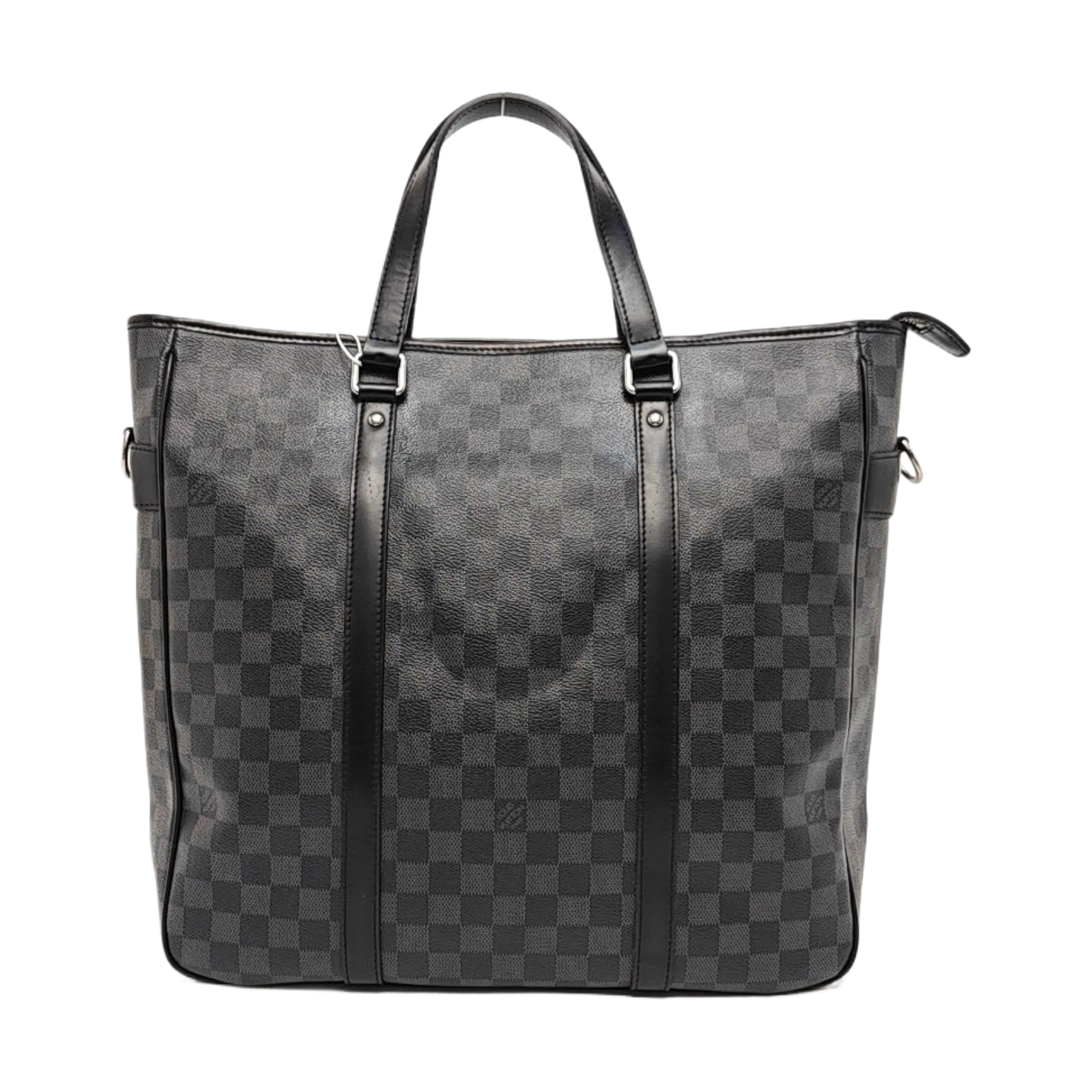 TADAO MM Damier Graphite Coated Canvas Gray