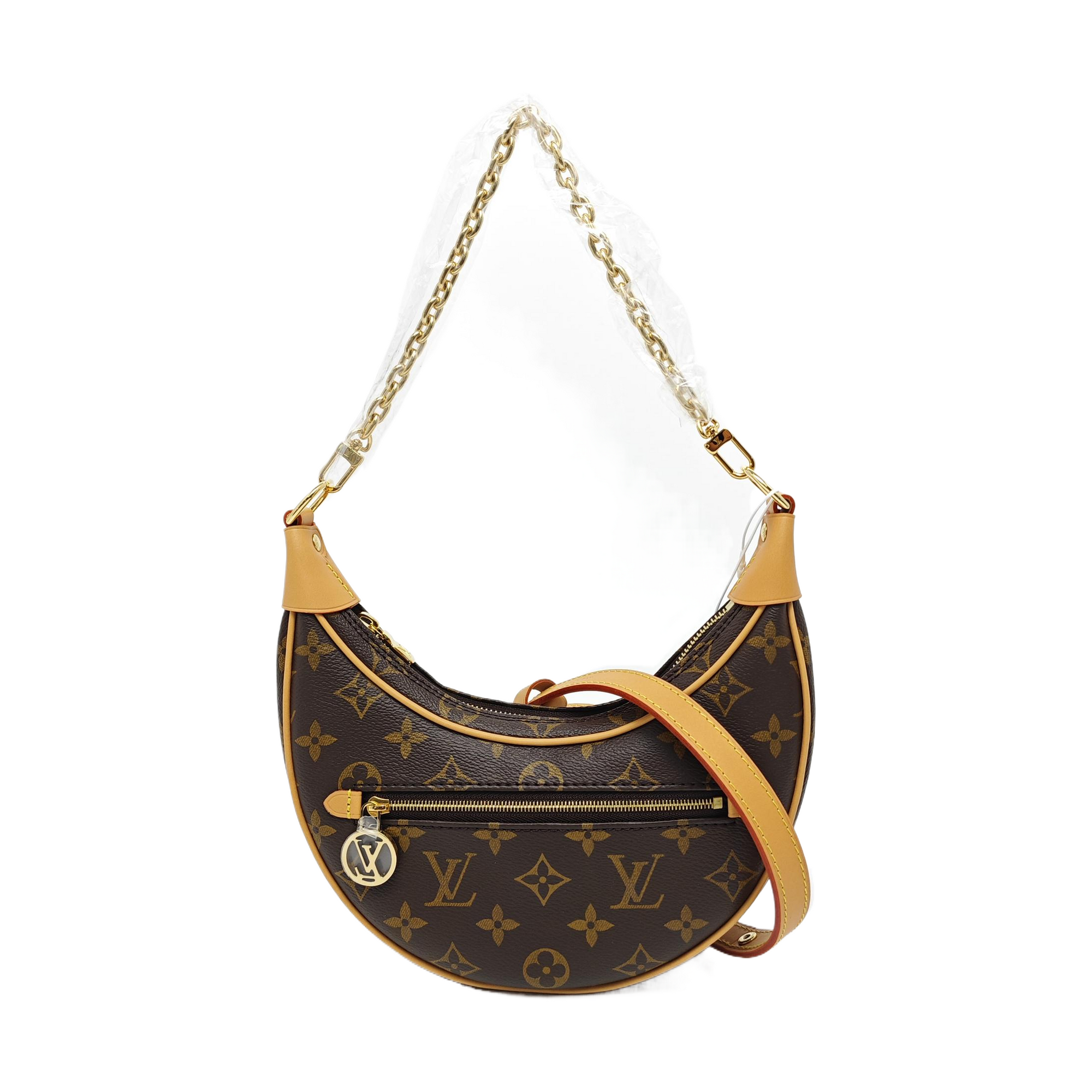 LOOP Monogram Coated Canvas Brown