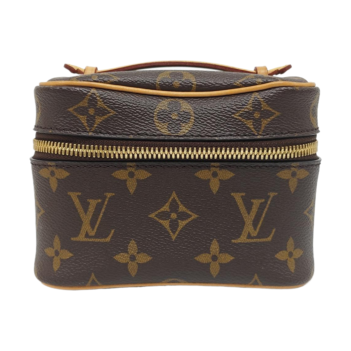 NICE Super Mini Monogram Coated Canvas Brown