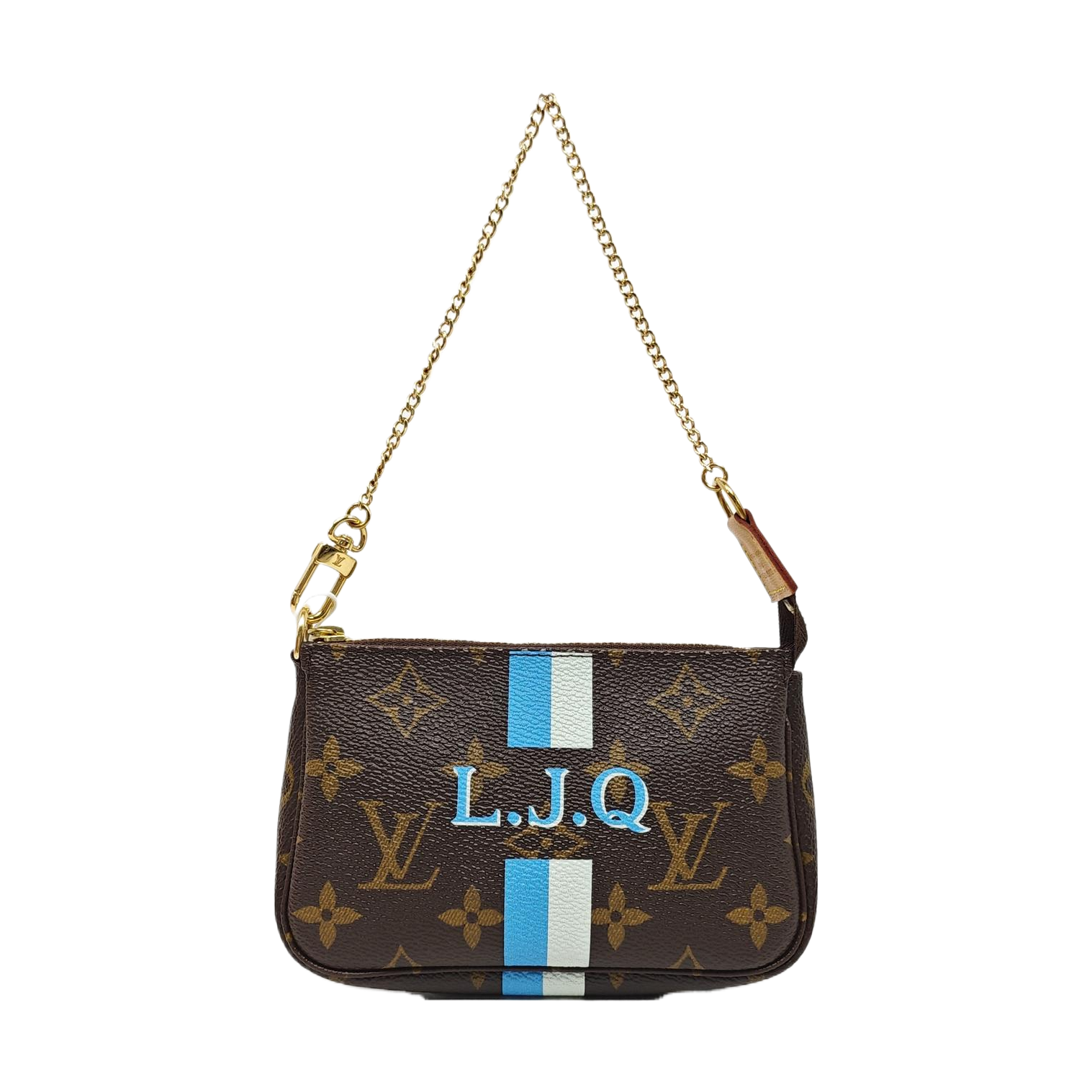 ACCESSOIRES Monogram Coated Canvas Brown
