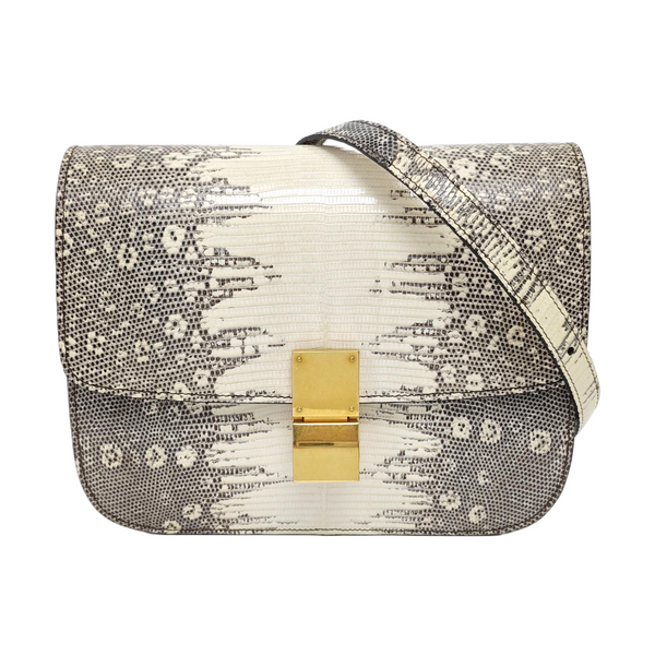 CLASSIC BOX Medium Lizard White