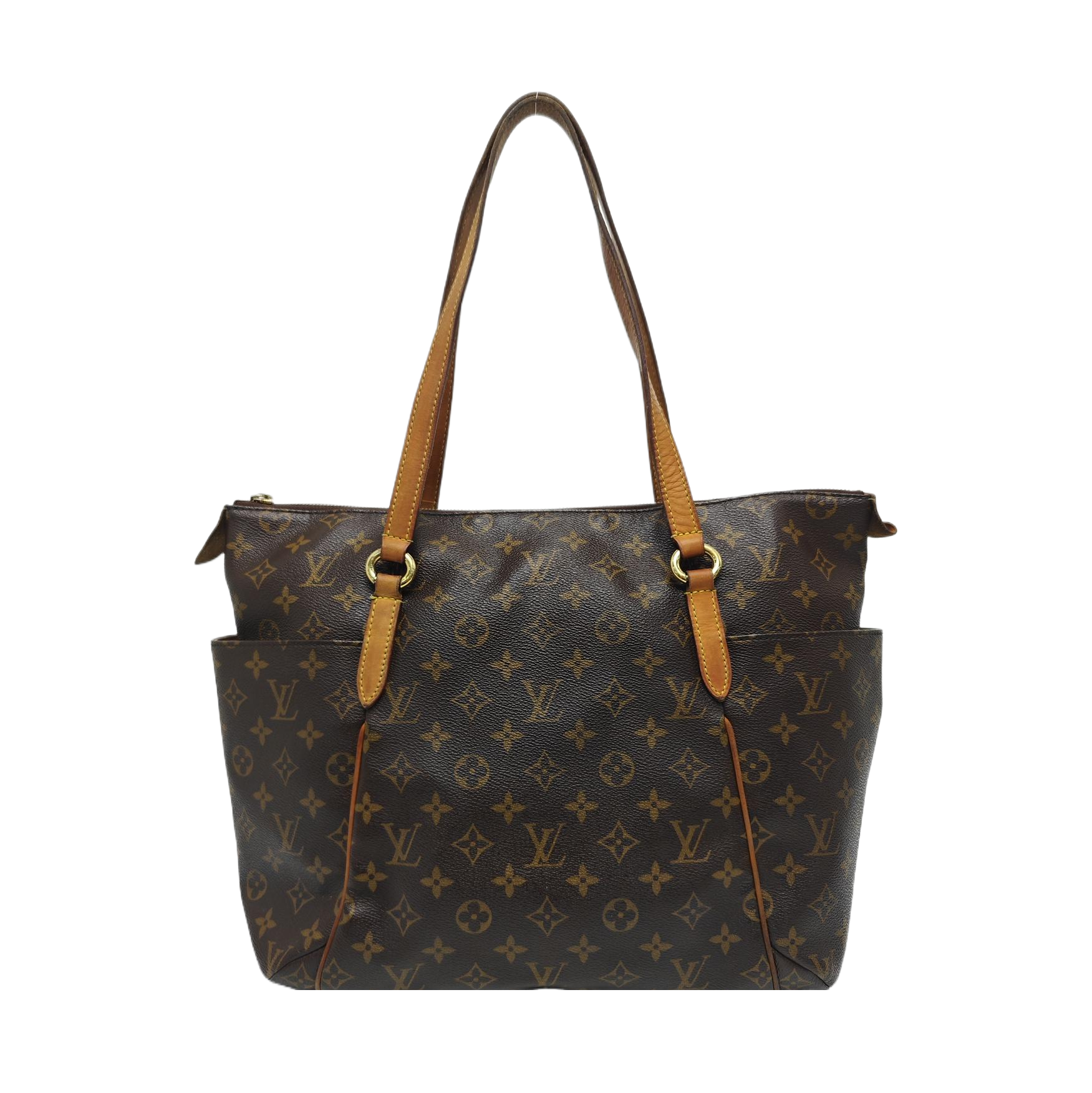 TOTALLY Monogram Coated Canvas Brown