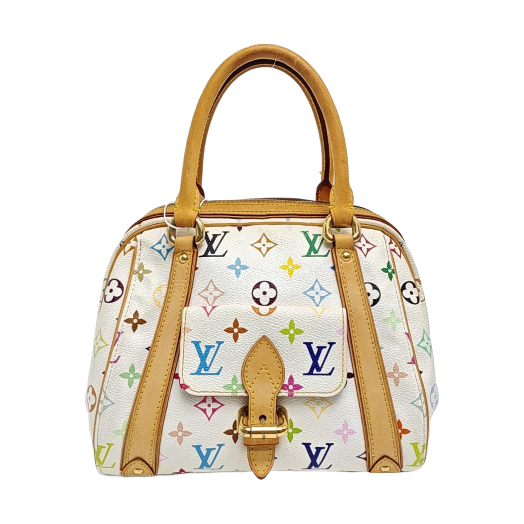 LV × TM PRISCILLA Monogram Coated Canvas White