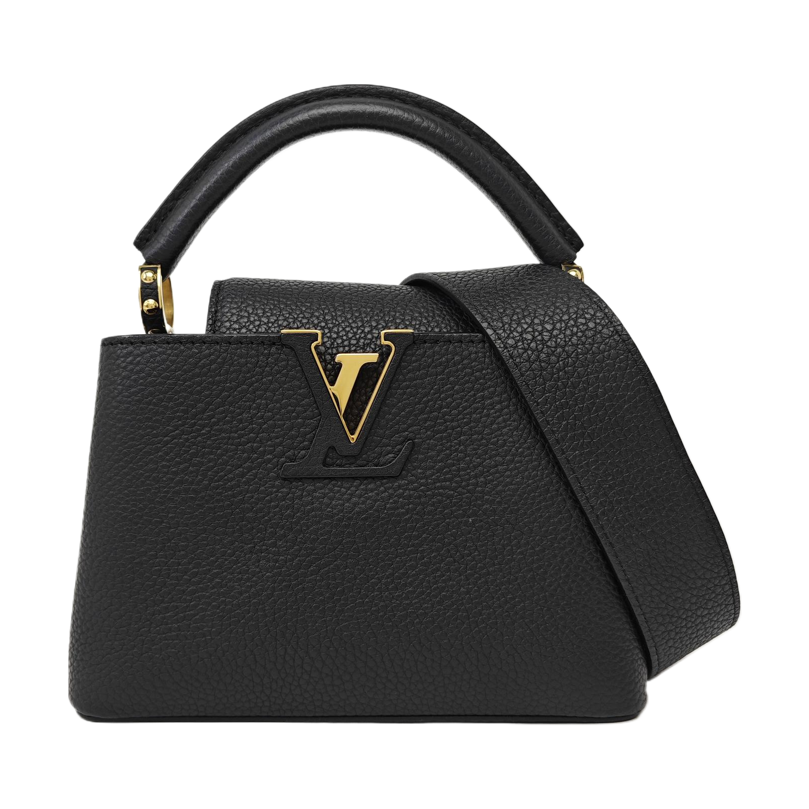 CAPUCINES Mini Calfskin Black