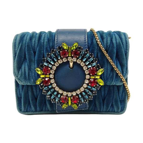 My Miu Mini Velvet Blue