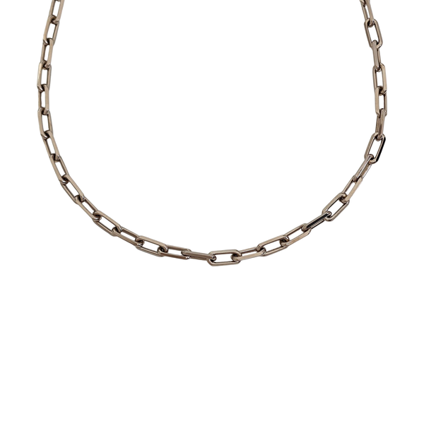 18k White Gold Silver Necklace