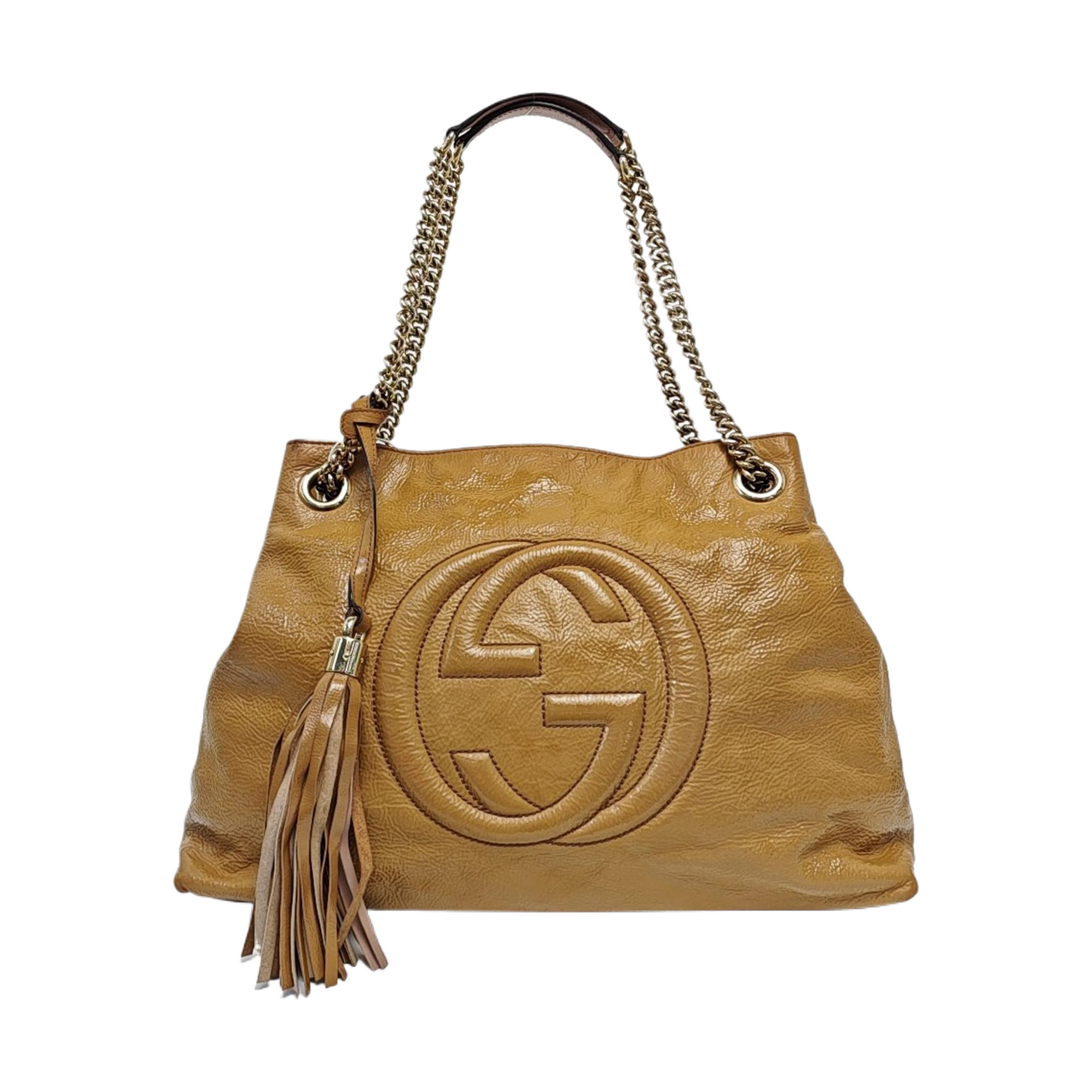 Soho Large Calfskin Beige