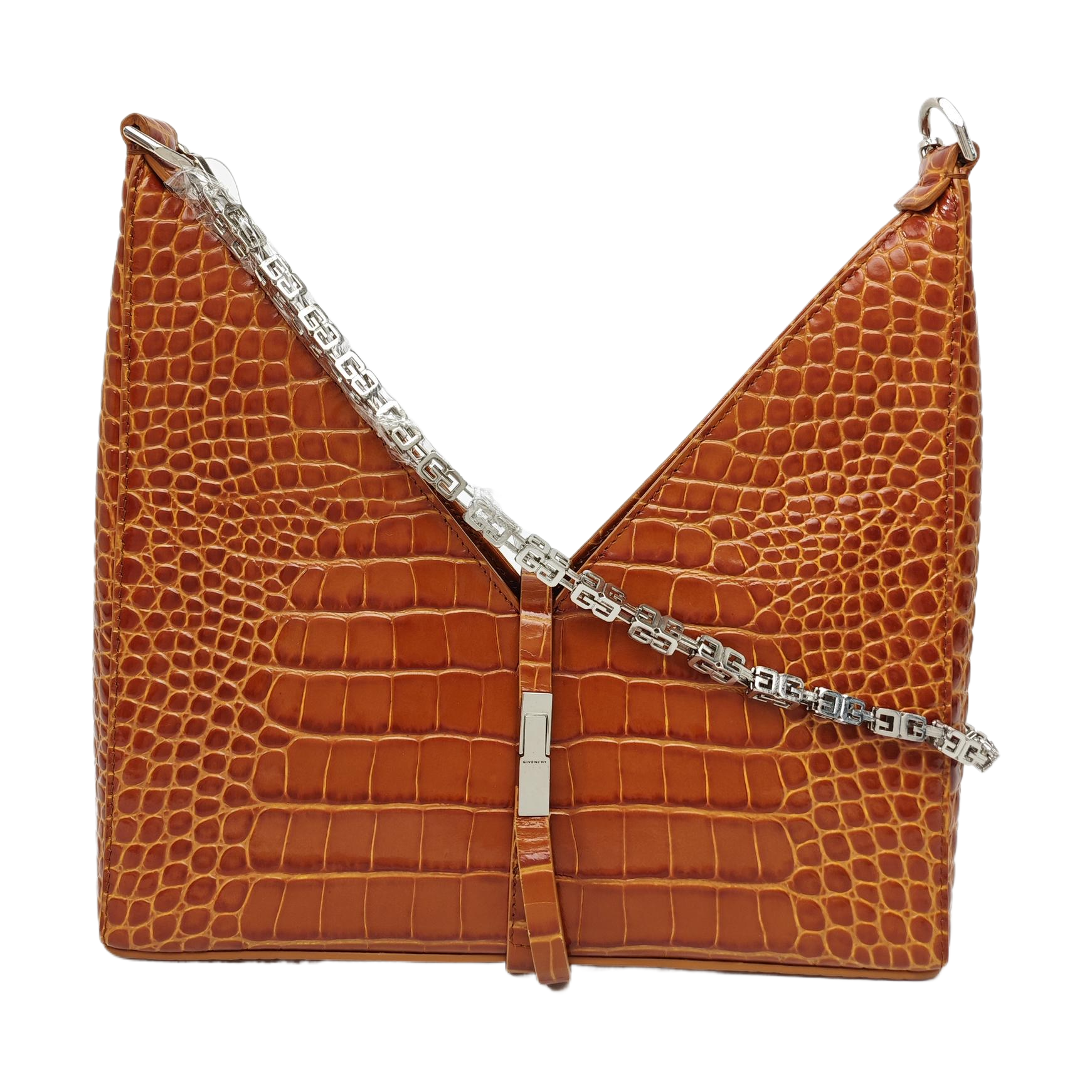 Calfskin Shoulder Bag Brown