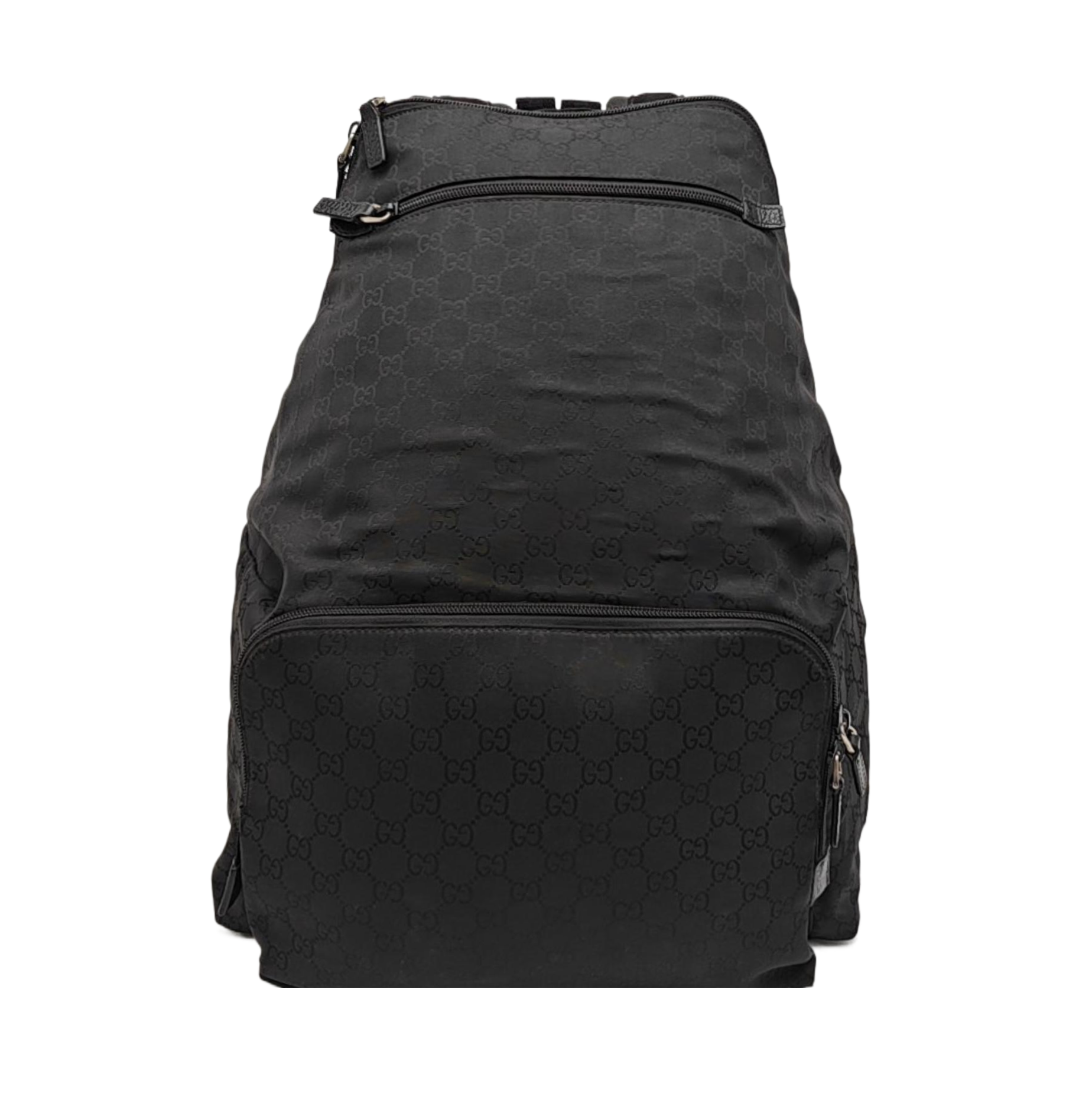 Monogram Canvas Backpack Black