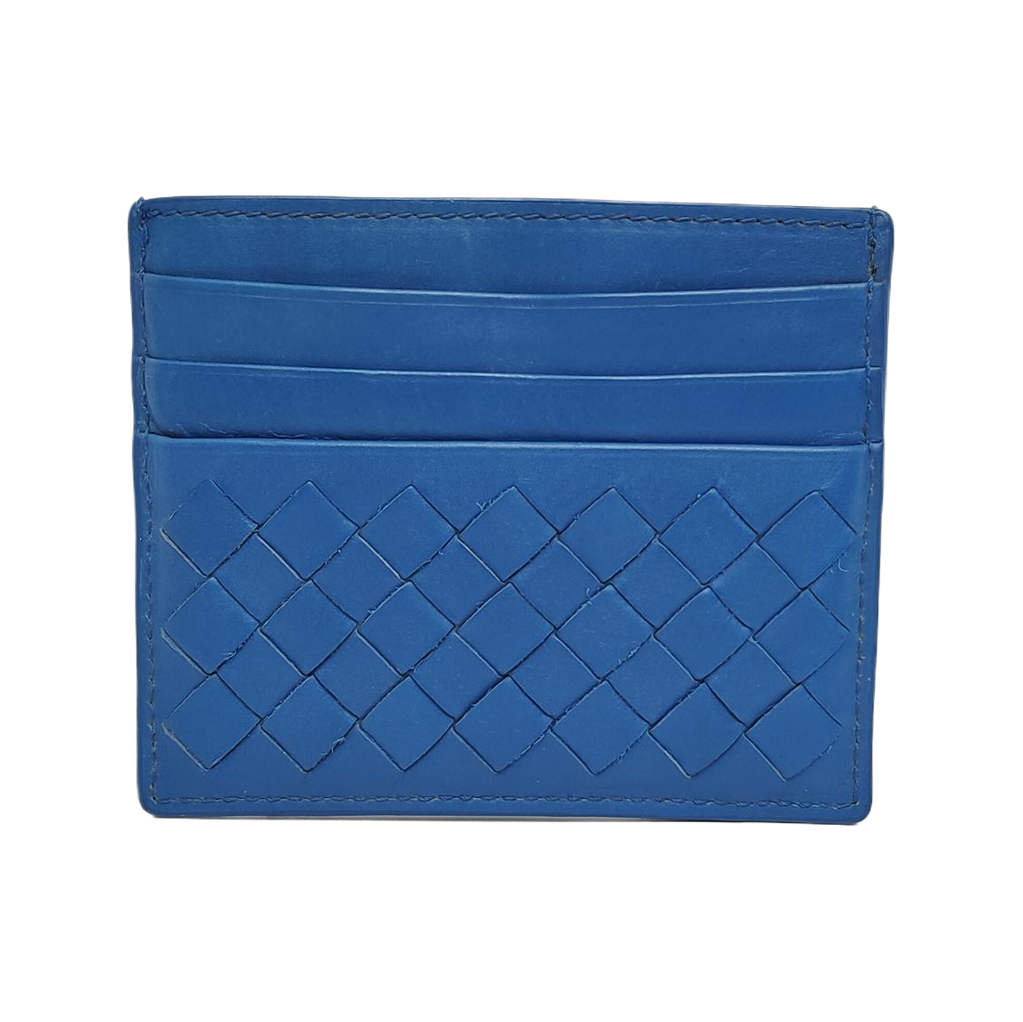 Calfskin Blue Card Holder