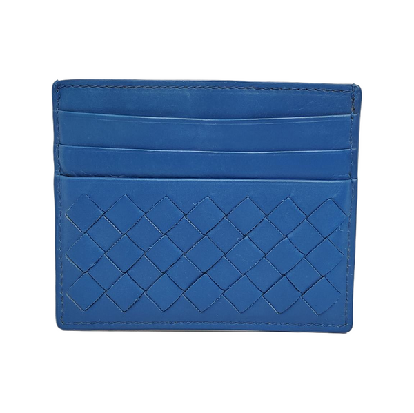 Calfskin Blue Card Holder