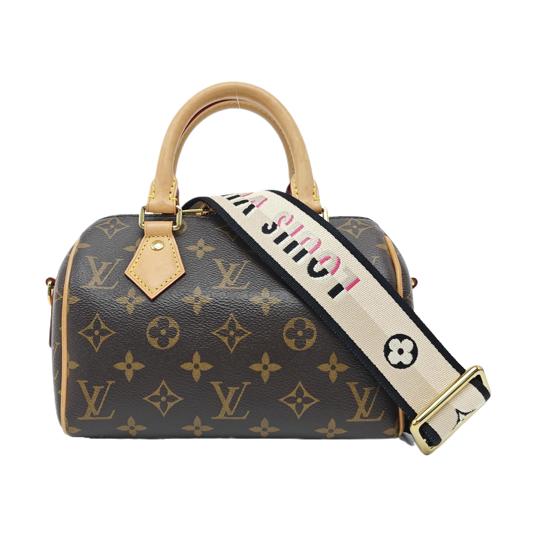 SPEEDY 20 Monogram Coated Canvas Brown