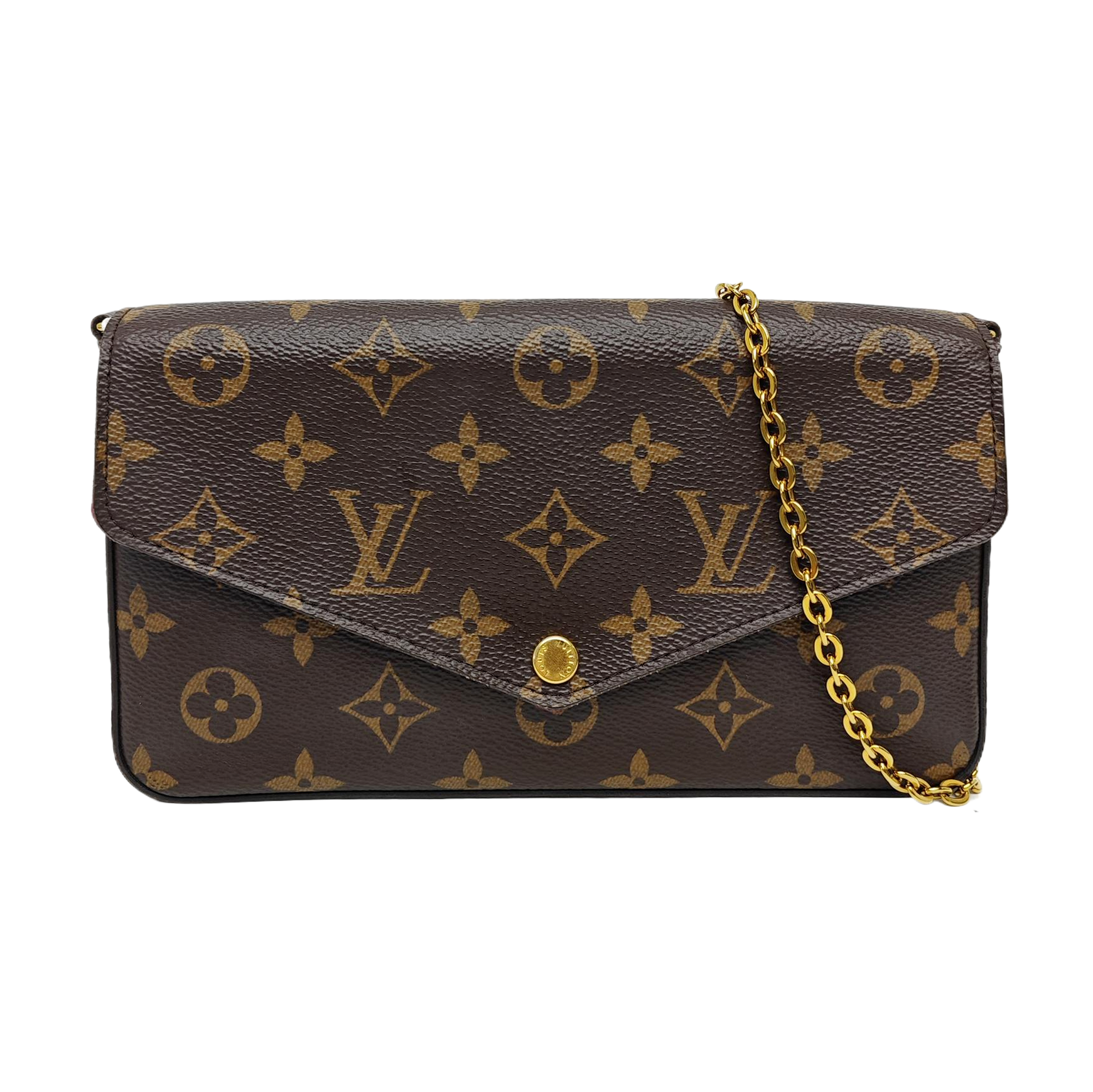 FÉLICIE Monogram Coated Canvas Brown