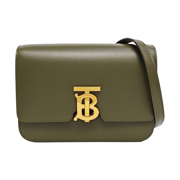 TB Small Calfskin Green