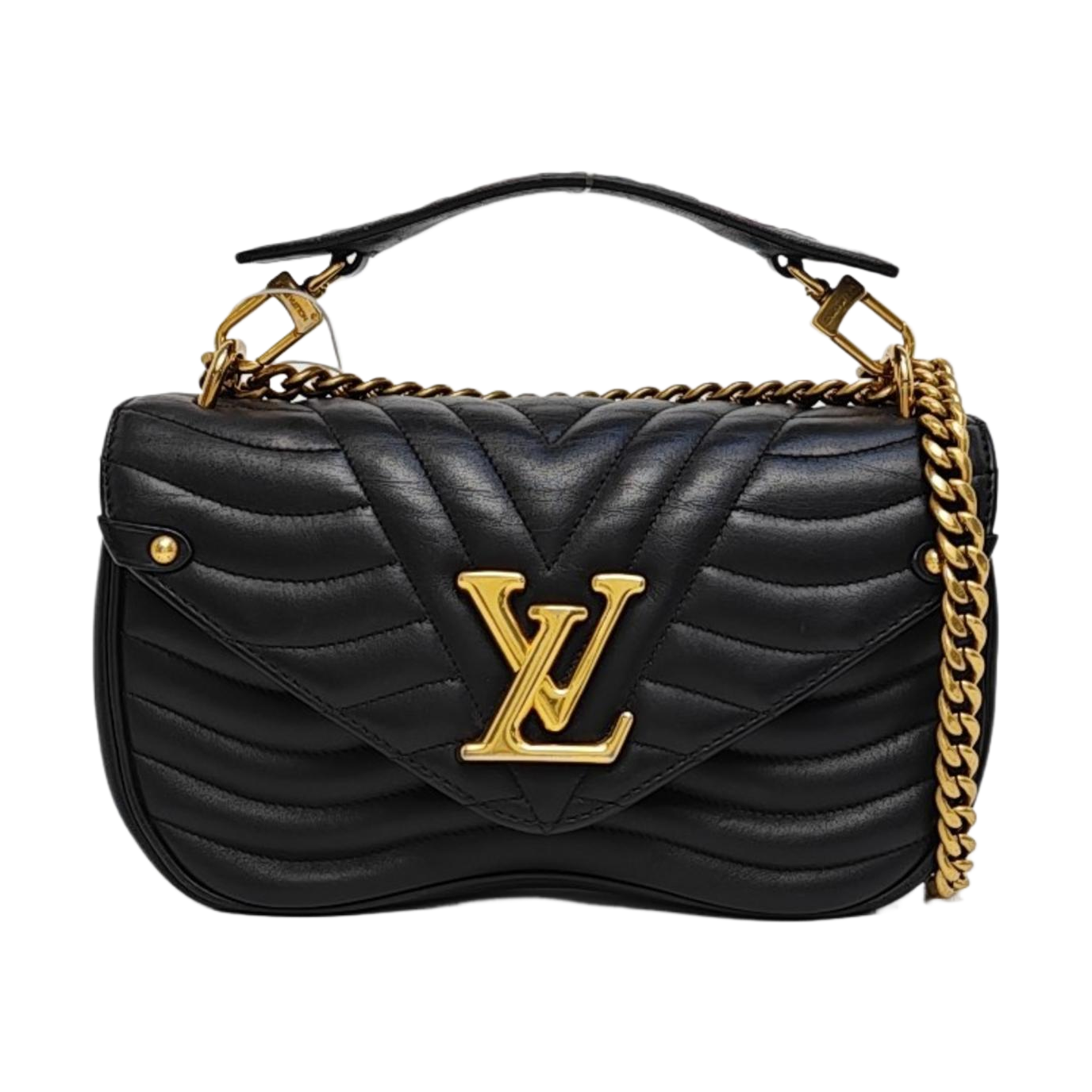 NEW WAVE MM Quilted Calfskin Black