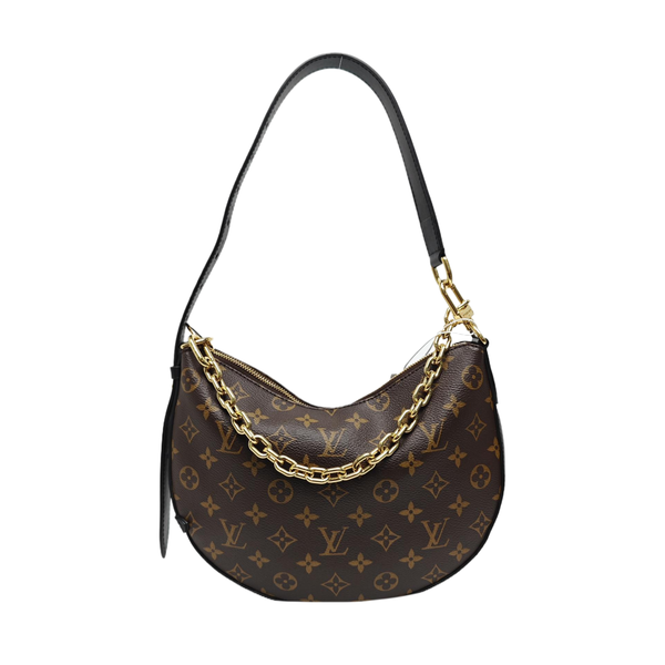 COOKIE BB Monogram Coated Canvas Brown