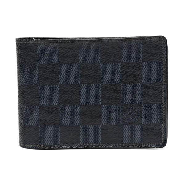 SLENDER Damier Coated Canvas Blue Wallet