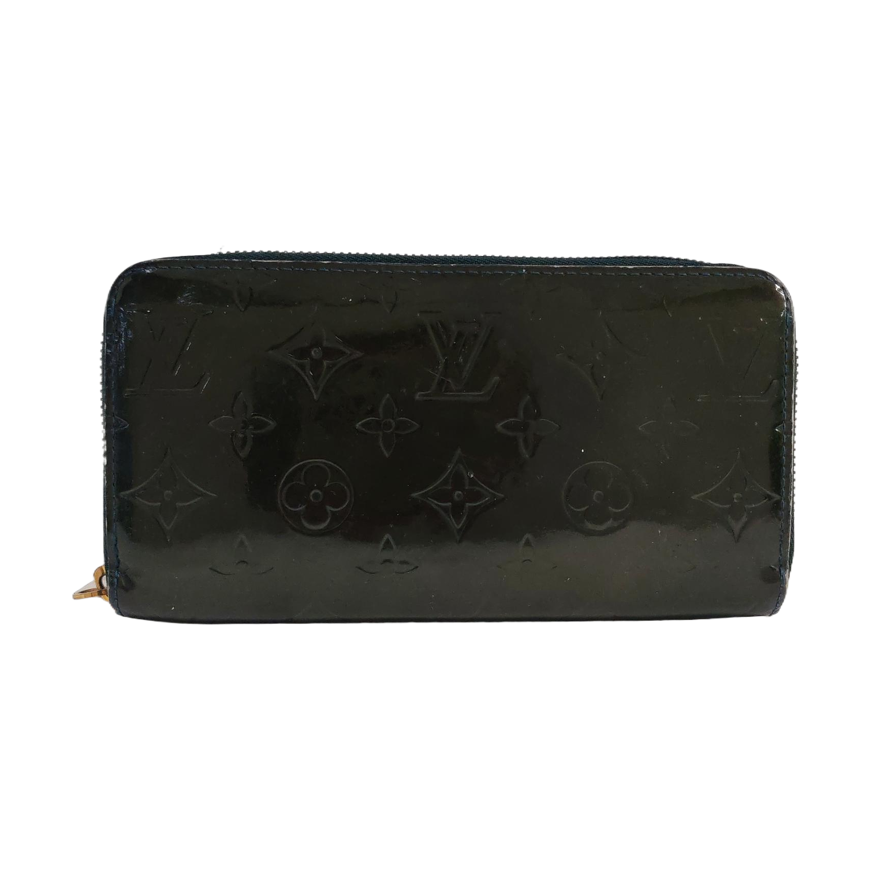 ZIPPY Patent Leather Green Wallet