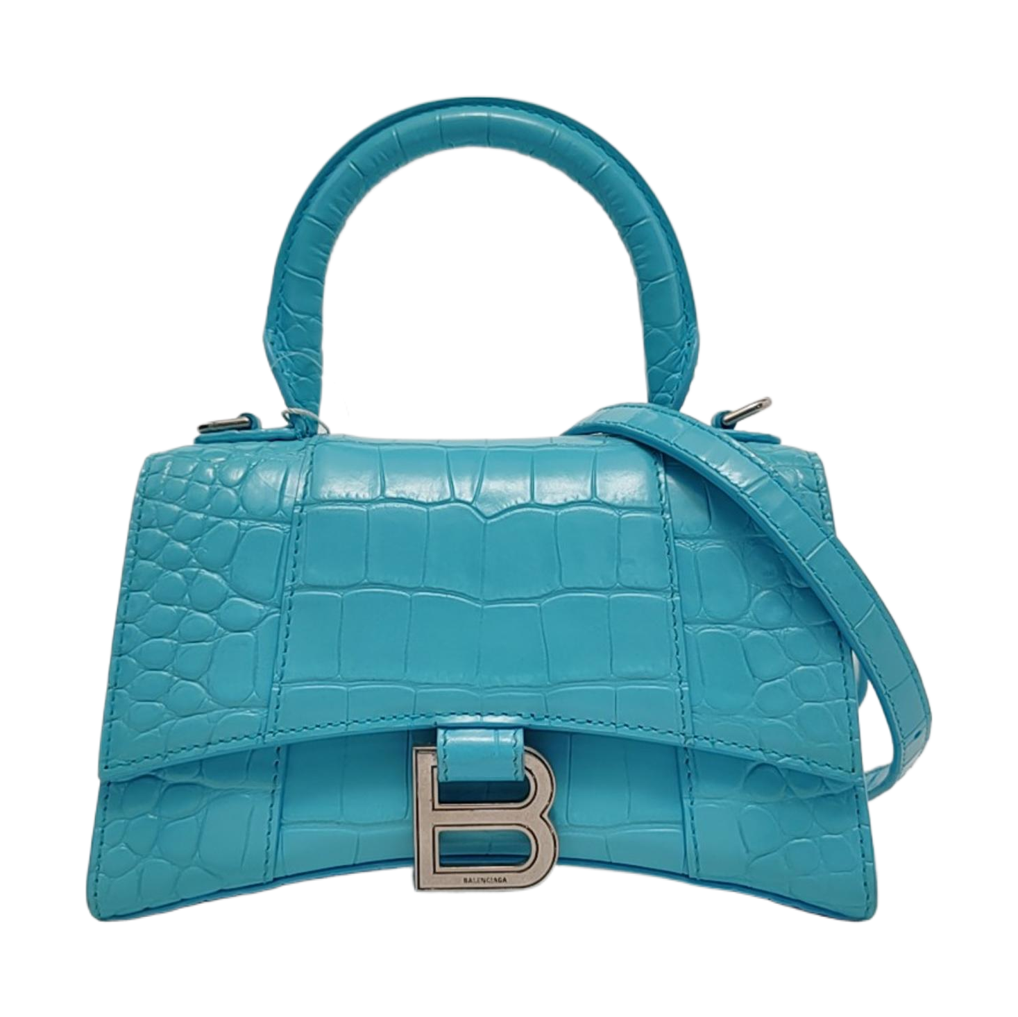 Hourglass XS Calfskin Blue