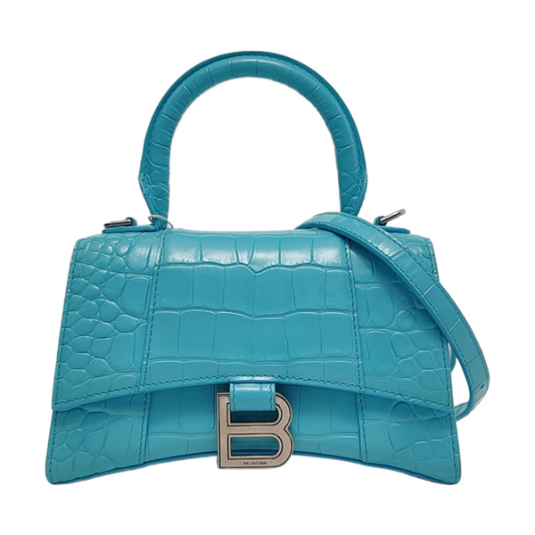Hourglass XS Calfskin Blue