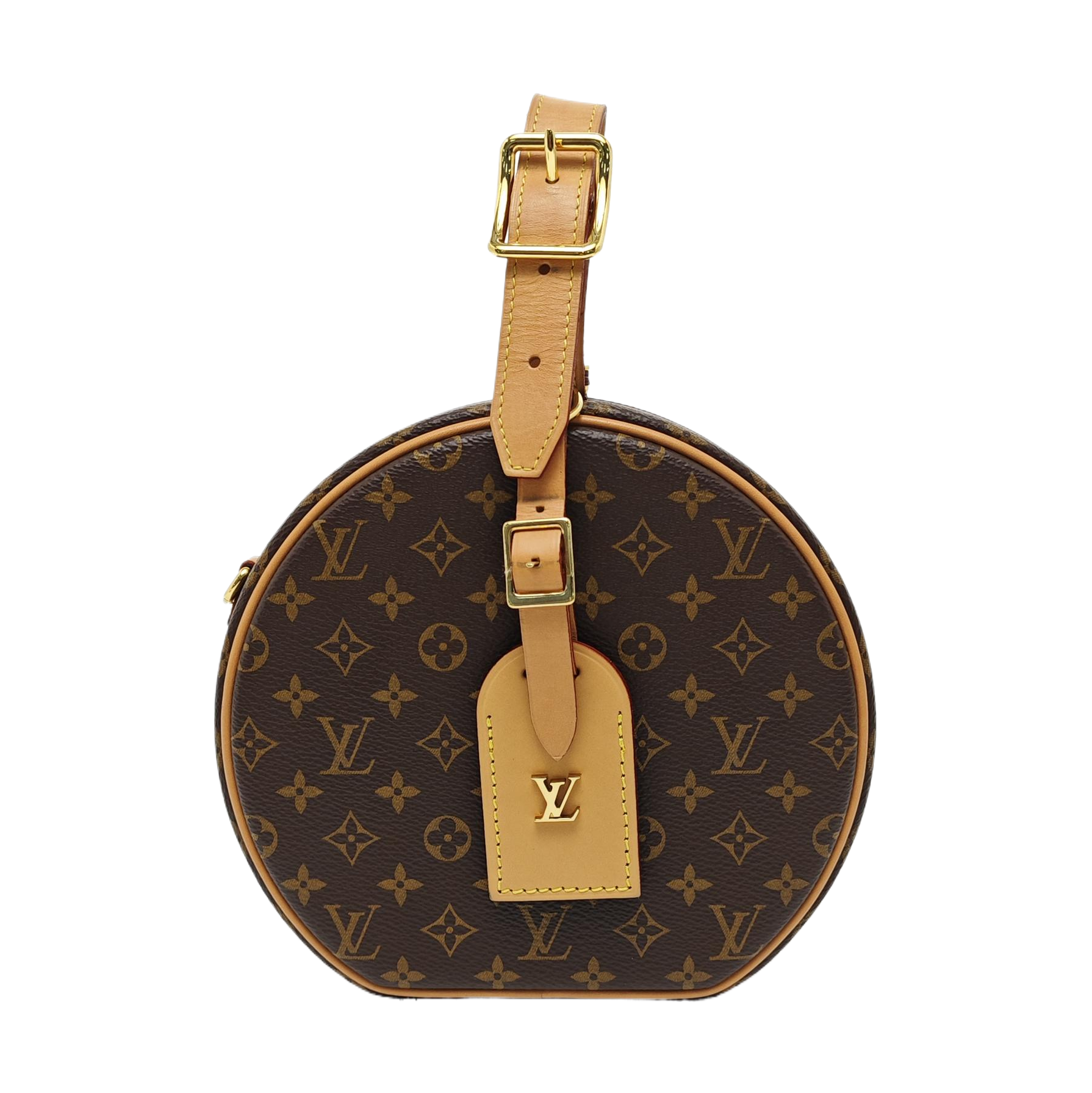 BOITE CHAPEAU PM Monogram Coated Canvas Brown