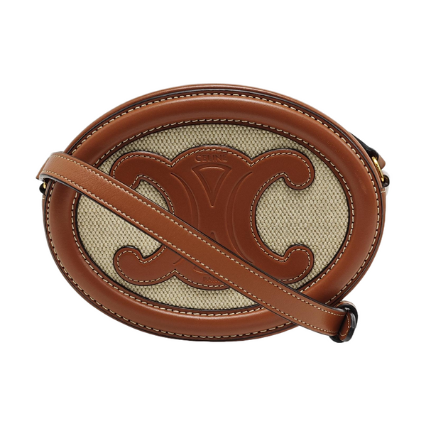 TRIOMPHE Mini Calfskin Beige