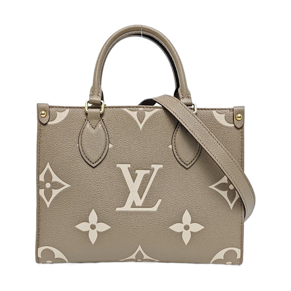ONTHEGO PM Monogram Calfskin Gray