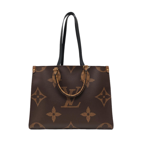 ONTHEGO MM Monogram Coated Canvas Brown