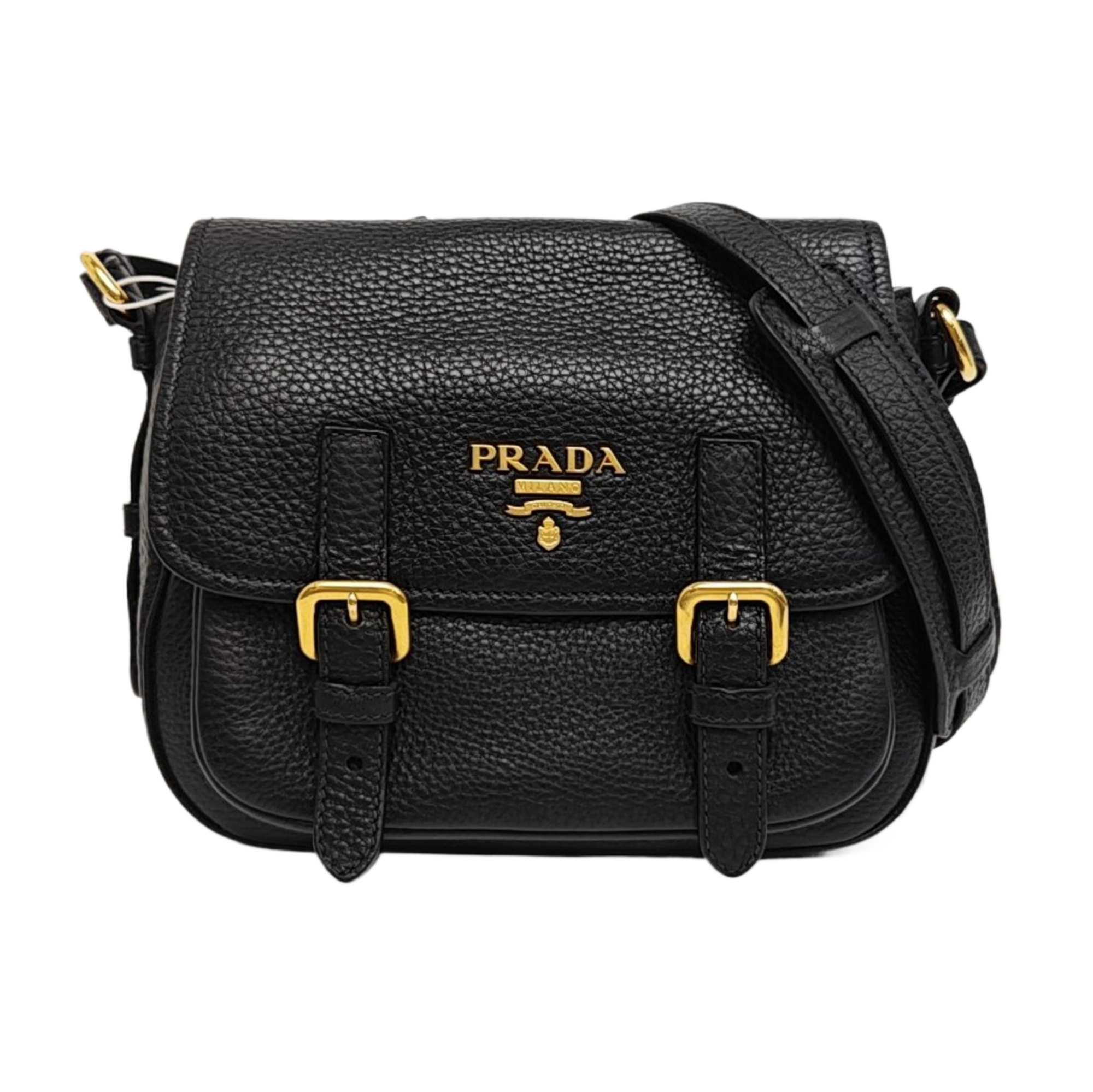 Calfskin Shoulder Bag Black