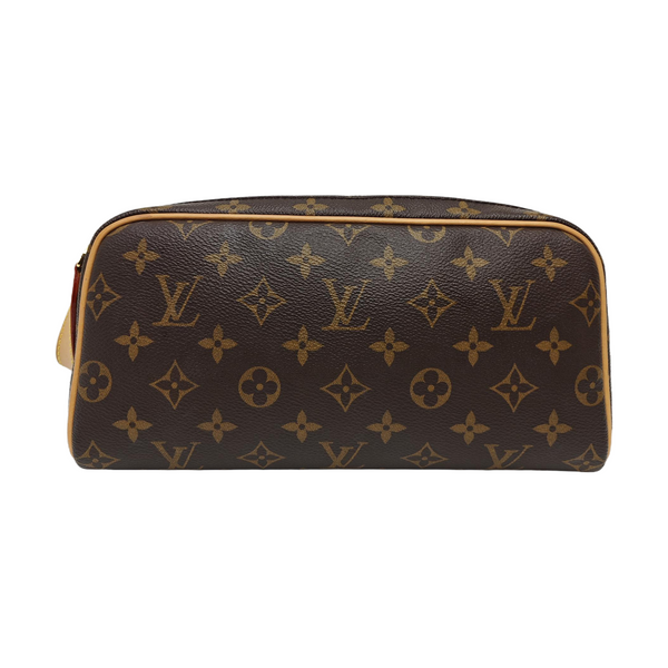 DOPP Monogram Coated Canvas Brown